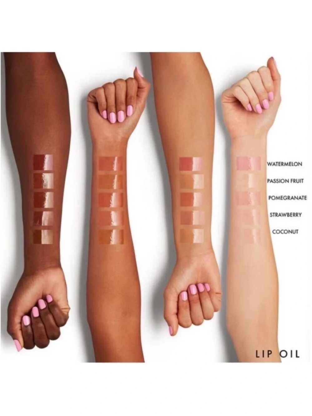 Kylie Cosmetics Lip Oil Duo in Pomegranate & Passion Fruit, 2 x 0.2 fl oz / 6 ml